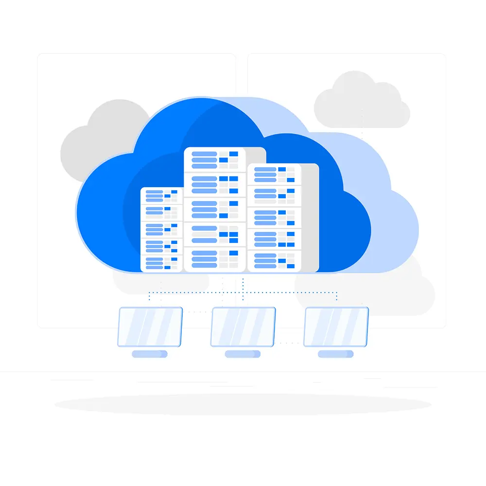 document cloud backup illustration
