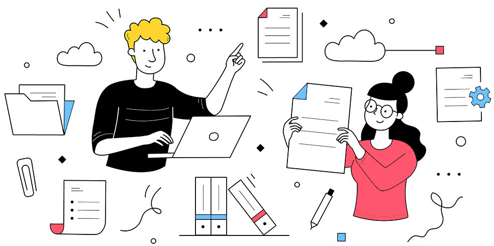 Document automation workflows illustration