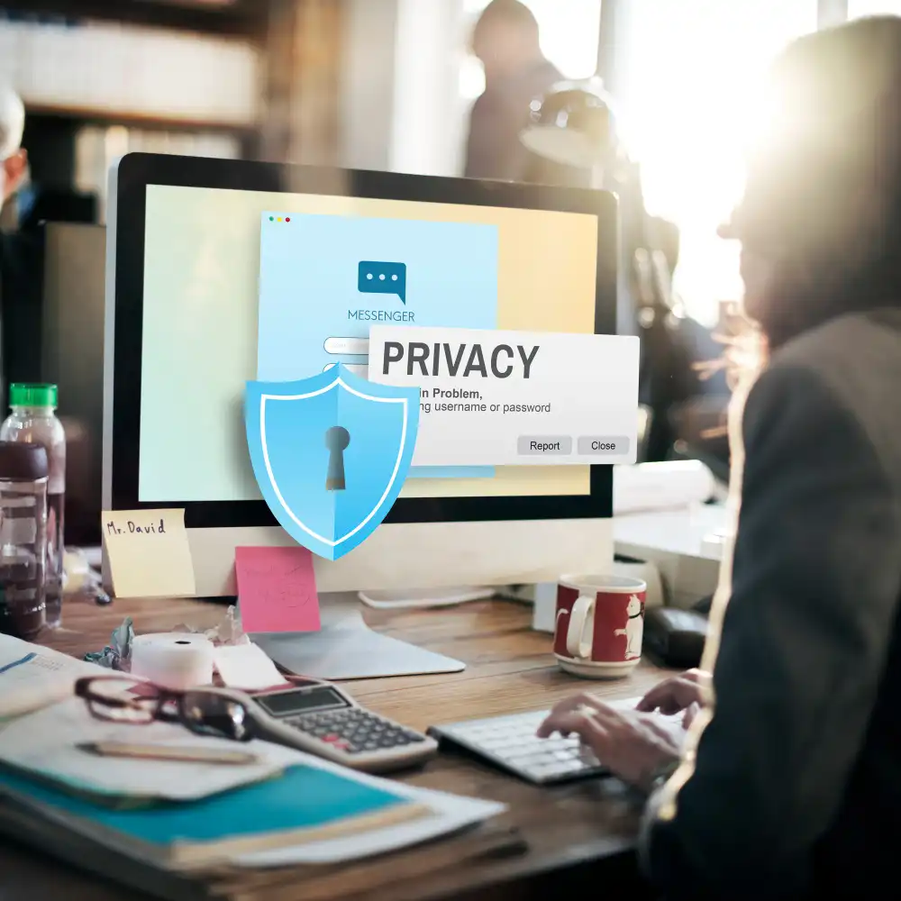 document security screen on Macintosh desktop